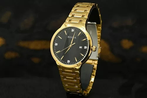 97D122 Bulova de hombre pulsera de metal