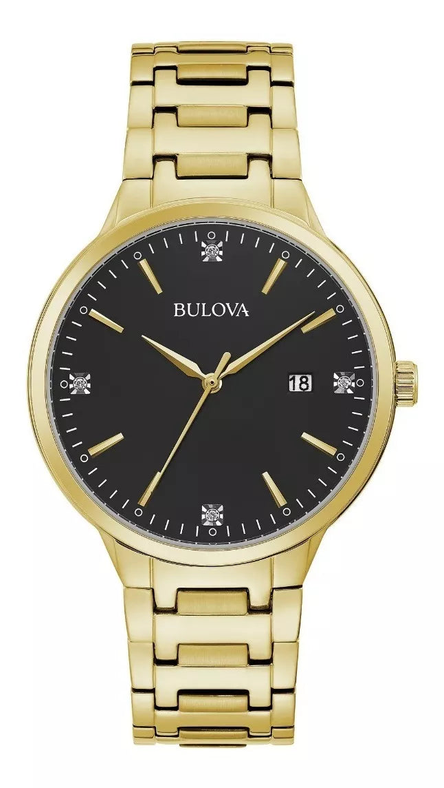 97D122 Bulova de hombre pulsera de metal