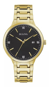 97D122 Bulova de hombre pulsera de metal