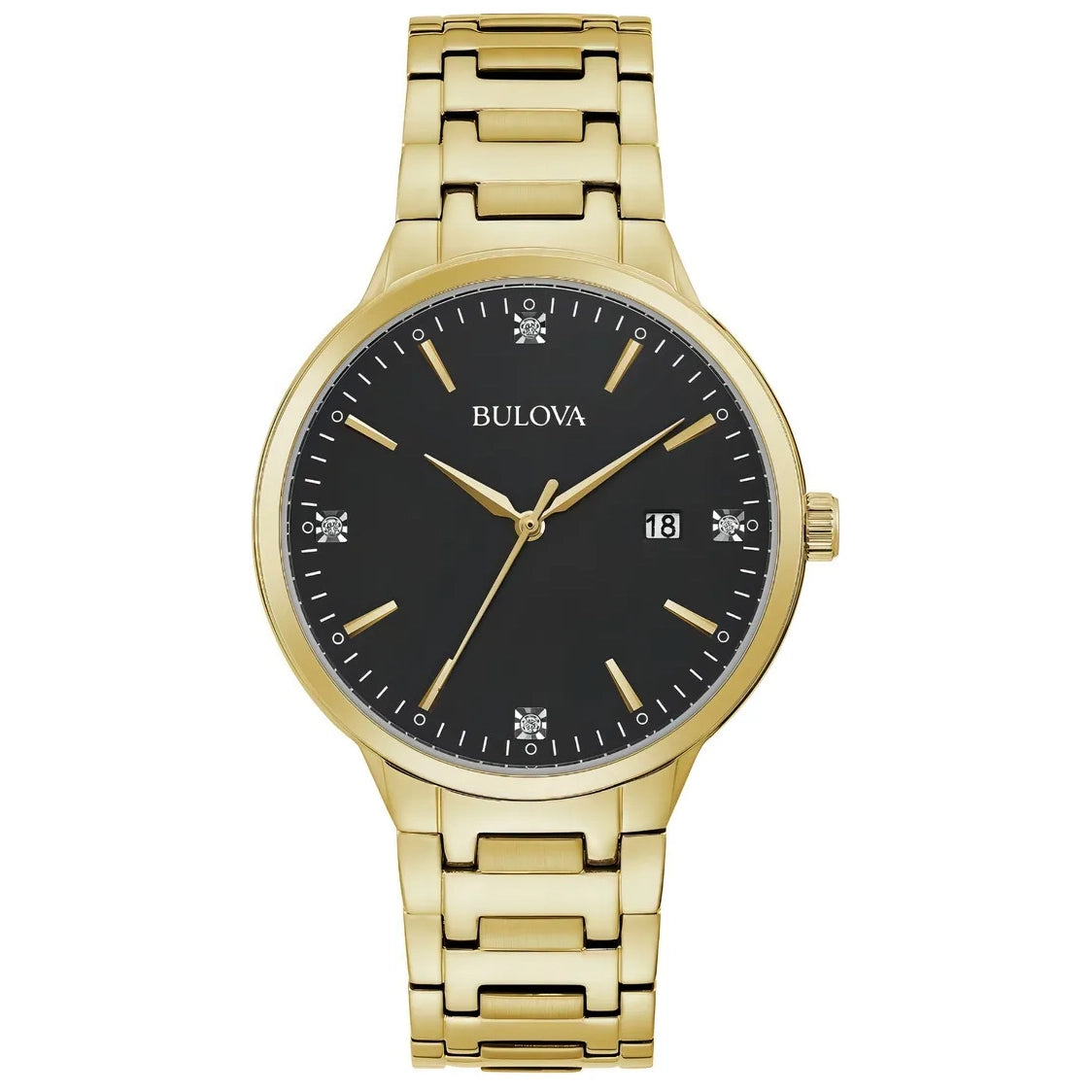 97D122 Bulova de hombre pulsera de metal