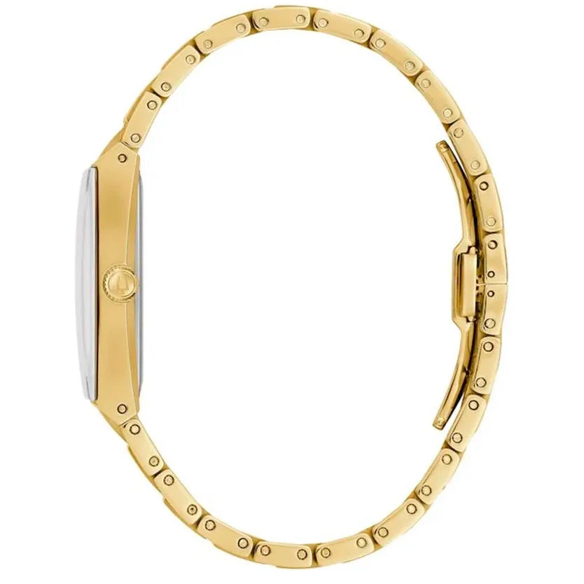 97D132 Reloj Bulova Quadra de hombre correa de metal