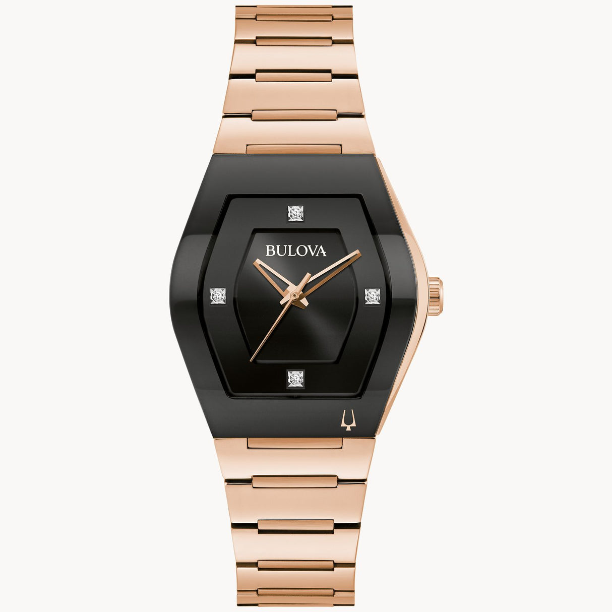 97P158 Reloj Bulova Gemini de señorita pulsera de metal 30 mm