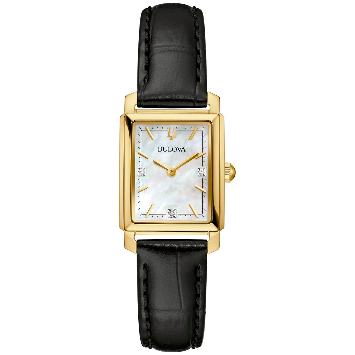 97P166 Reloj Bulova Sutton de mujer correa de piel 21 mm