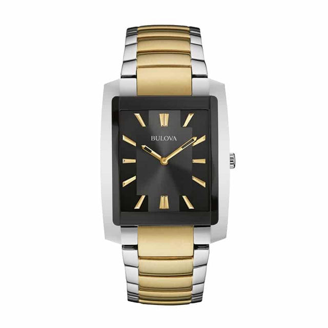 98A149 Reloj Bulova para hombre banda de metal cuadrado