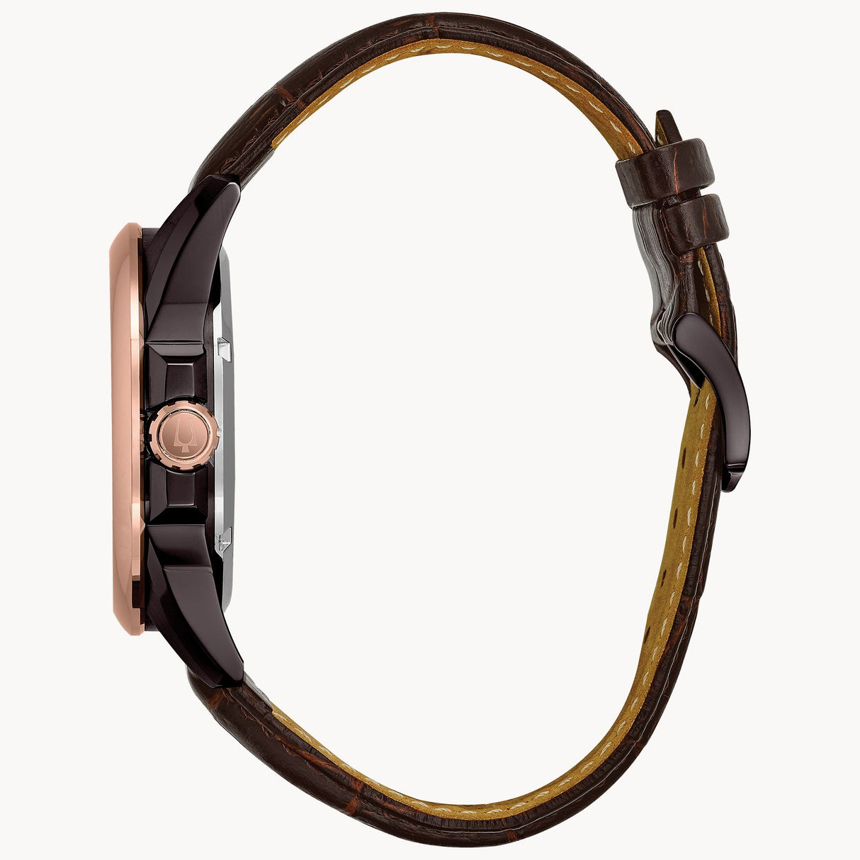 98A165 Bulova Sutton de hombre pulsera de cuero