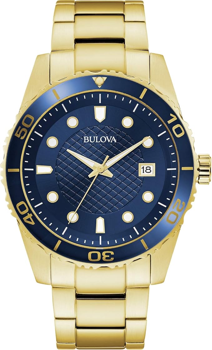 98A197 Bulova Sport de hombre correa de acero