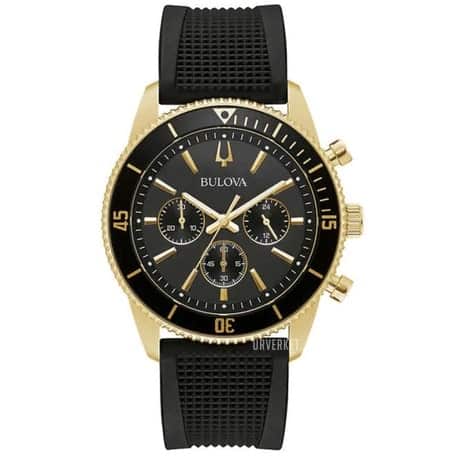 98A250 Reloj Bulova Sport para Hombre Negro/Dorado