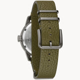 98A255 Bulova Hack Watch de caballero pulsera de cuero