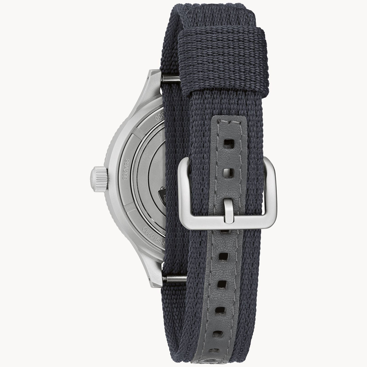 98A266 Reloj Bulova Mil Ships de hombre banda de tela 41mm