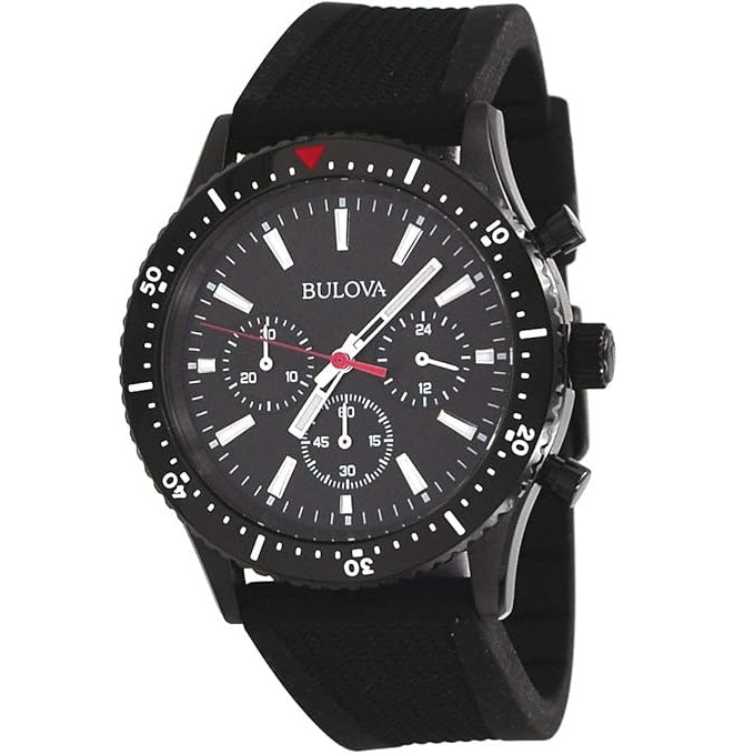 98A267 Bulova reloj deportivo para hombre pulsera de caucho