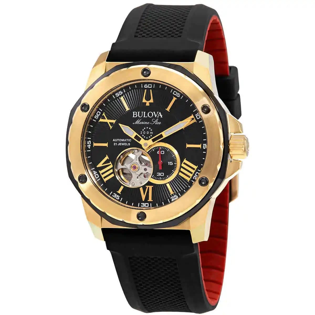 98A272 Bulova Marine Star Automático Reloj para Hombre