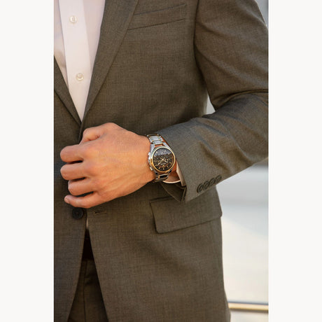 98A301 Bulova Curv de hombre pulsera de metal