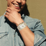 98A308 Bulova Skeleton de hombre pulsera de metal