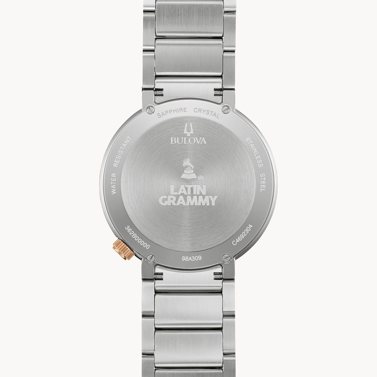 98A309 Reloj Bulova Latin Grammy de hombre correa de metal 42 mm