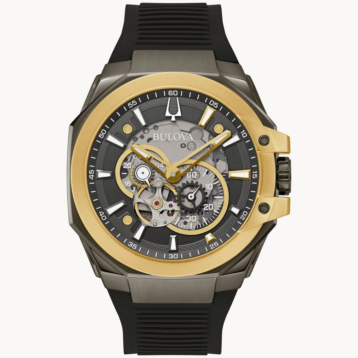 98A310 Reloj Bulova de caballero banda de caucho