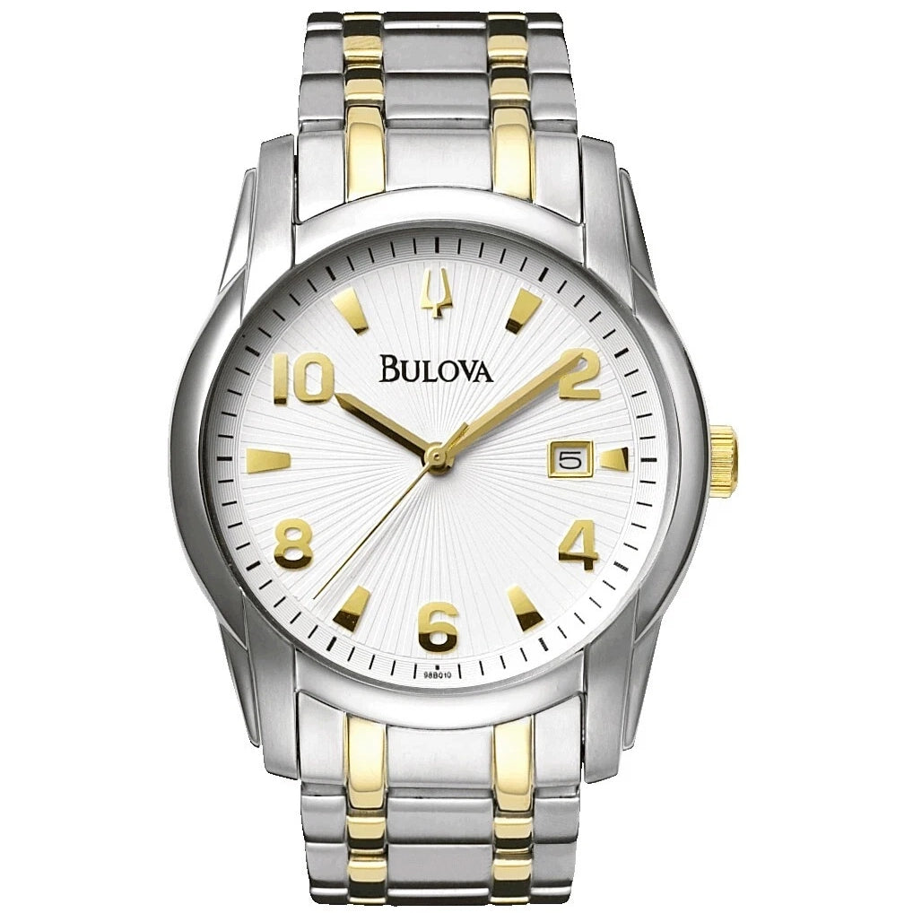 98B010 Bulova para caballero pulsera de metal