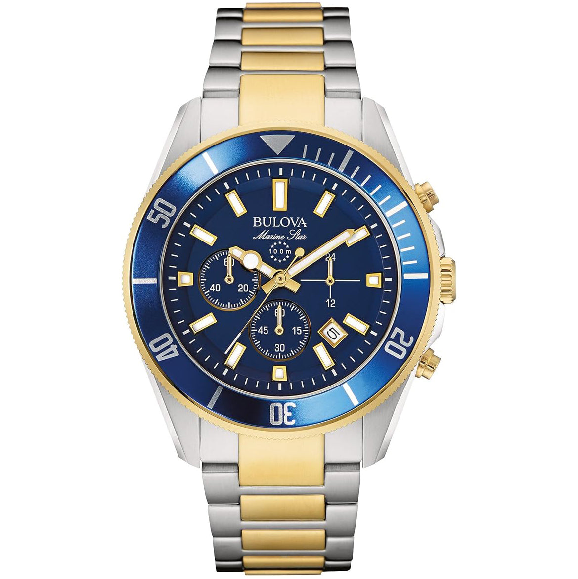 98B230 Bulova reloj de caballero pulsera de acero inoxidable