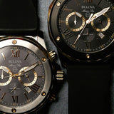 98B277 Reloj Bulova Marine Star de hombre pulsera de piel
