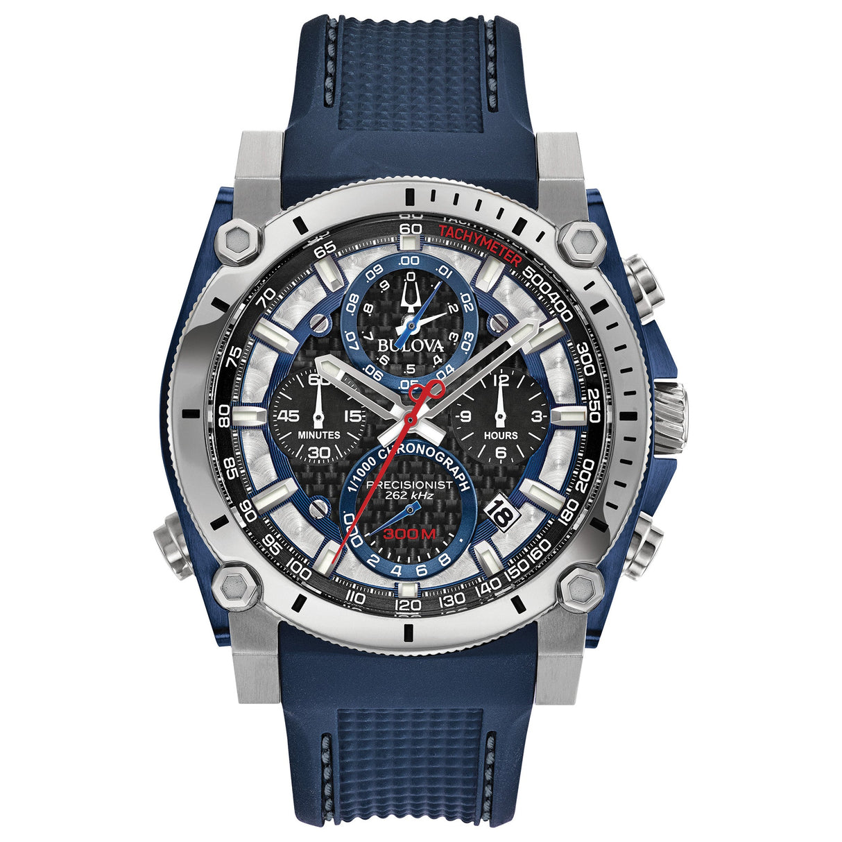 98B315 Reloj Bulova Icon de hombre pulsera de caucho 46.5 mm