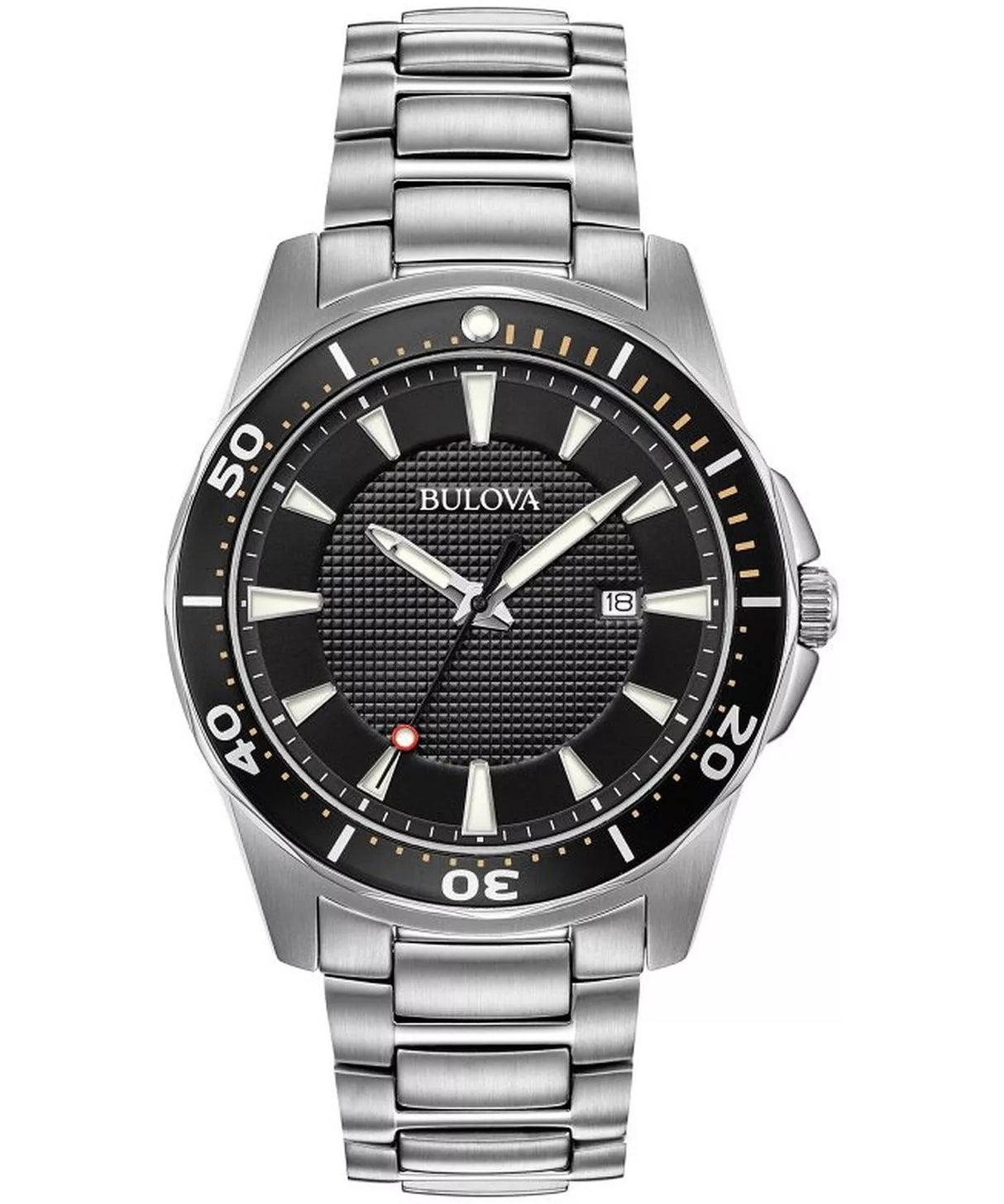 98B328 Bulova Classic Sport para caballero pulsera de acero inoxidable