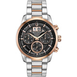 98B335 Reloj Bulova Sutton de caballero pulsera de metal 44 mm