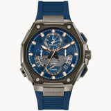 98B357 Reloj Bulova Precisionist  Edición 10 aniversario de caballero pulsera de resina 45 mm