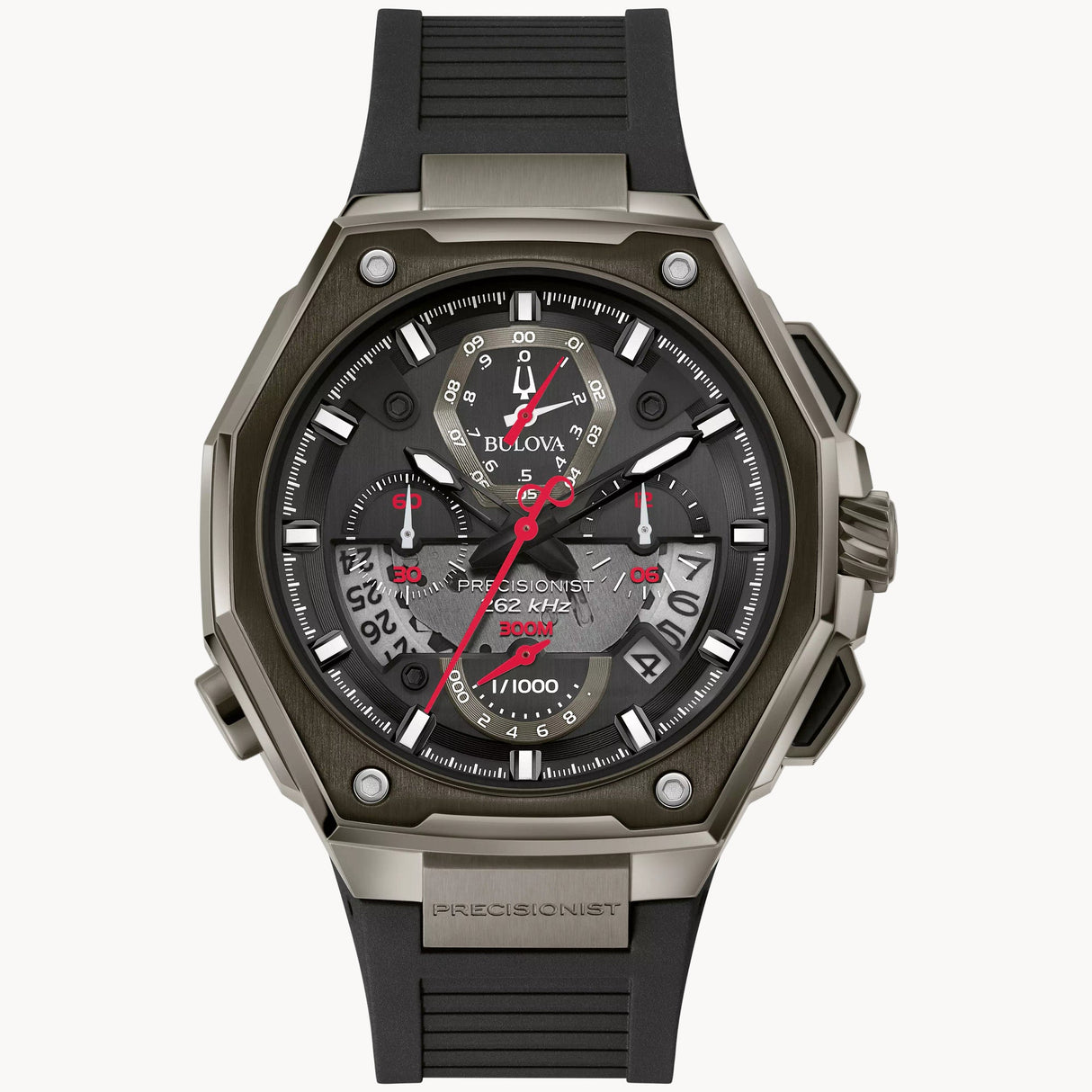 98B358 Reloj Bulova Series X de hombre pulsera de resina 45 mm