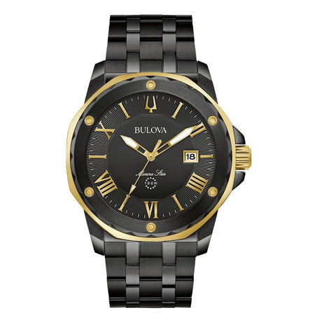 98B386 Bulova Marine Star de caballero análogo