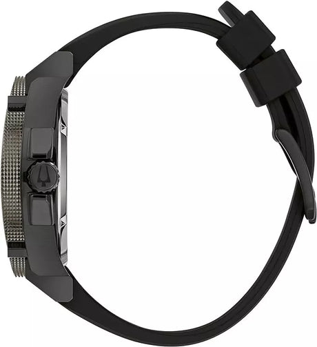 98B417 Bulova Precisionist de caballero pulsera de caucho