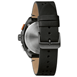 98B428 Reloj Bulova Racer Black pulsera de cuero