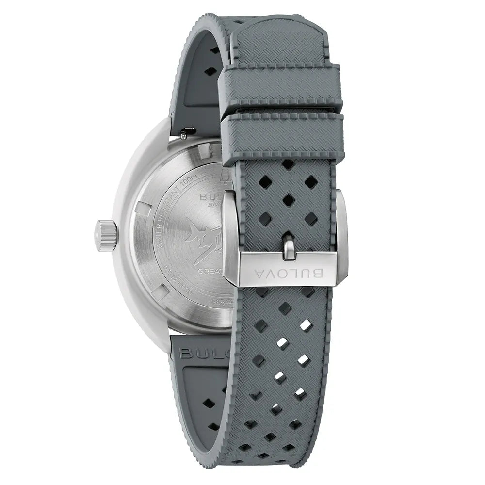 98B449 Reloj Bulova Snorkel de caballero pulsera de caucho 41 mm