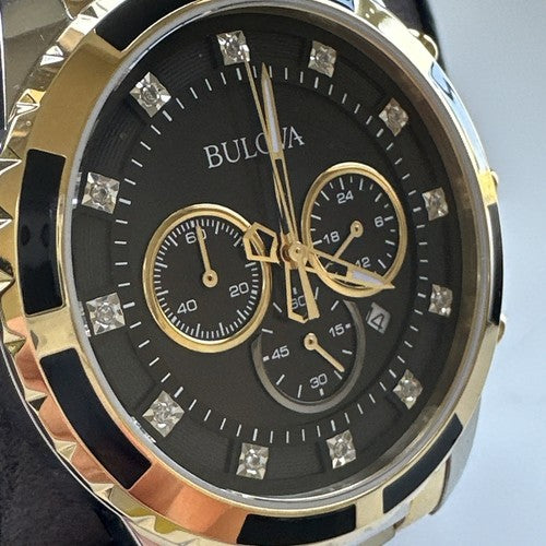 98D132 Reloj Bulova de hombre banda de metal 44 mm