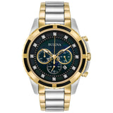 98D132 Reloj Bulova de hombre banda de metal 44 mm