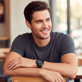 98D133 Reloj Bulova Diamond Accent de hombre pulsera de metal 44 mm