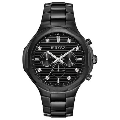 98D147 Bulova Diamond Accent Reloj para Hombre