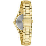 98L256 Bulova Reloj Crystal Accent para Dama banda de metal