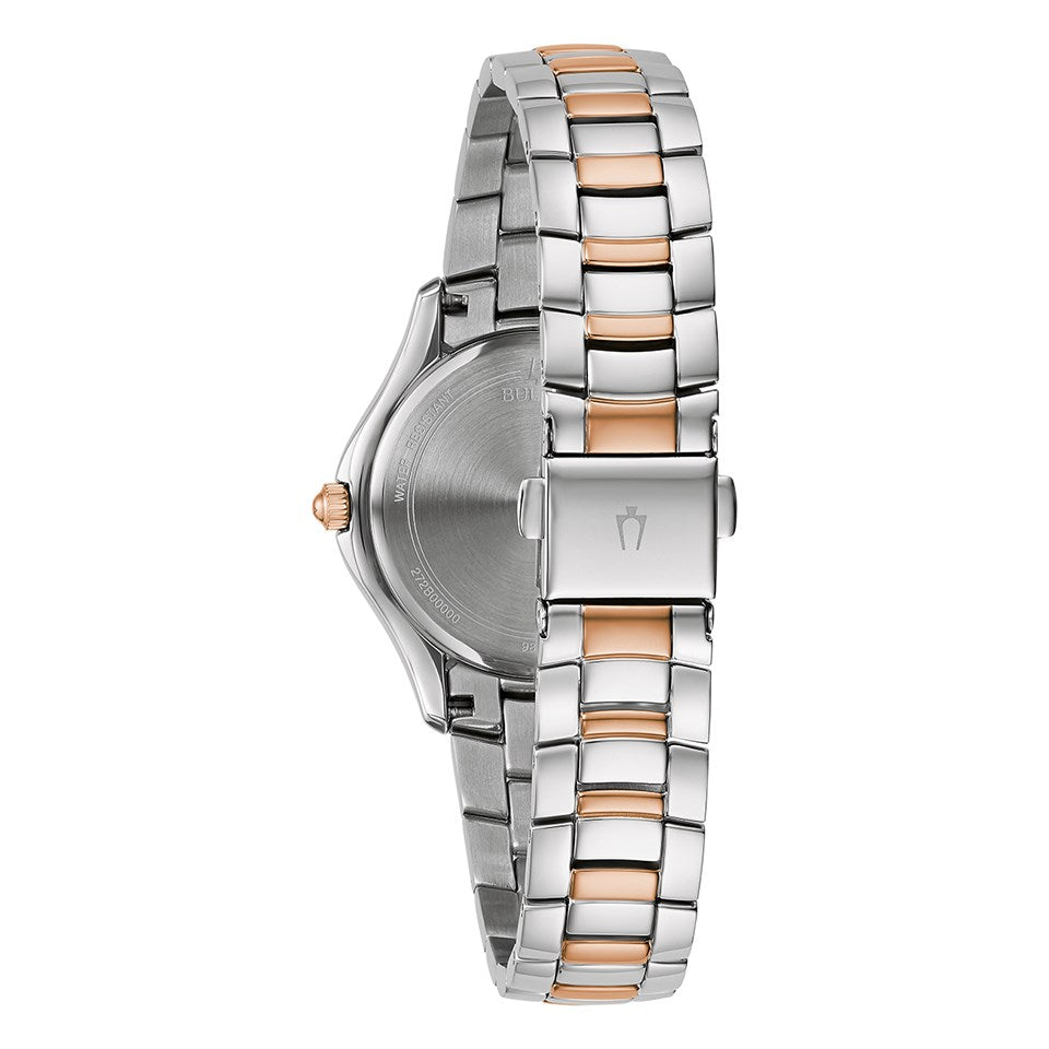 98L304 Reloj Bulova Bisel con Cristales para Dama