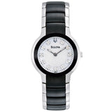 98P127 Reloj Bulova Diamond de señorita pulsera de metal 28 mm