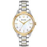 98P184 Reloj Bulova Sutton de dama pulsera de metal 33 mm
