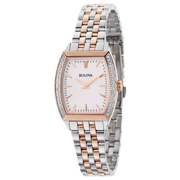 98R200 Bulova 38 Diamonds Dress Reloj para Mujer