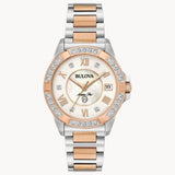 98R234 Reloj Bulova Marine Star de dama pulsera de metal 32 mm