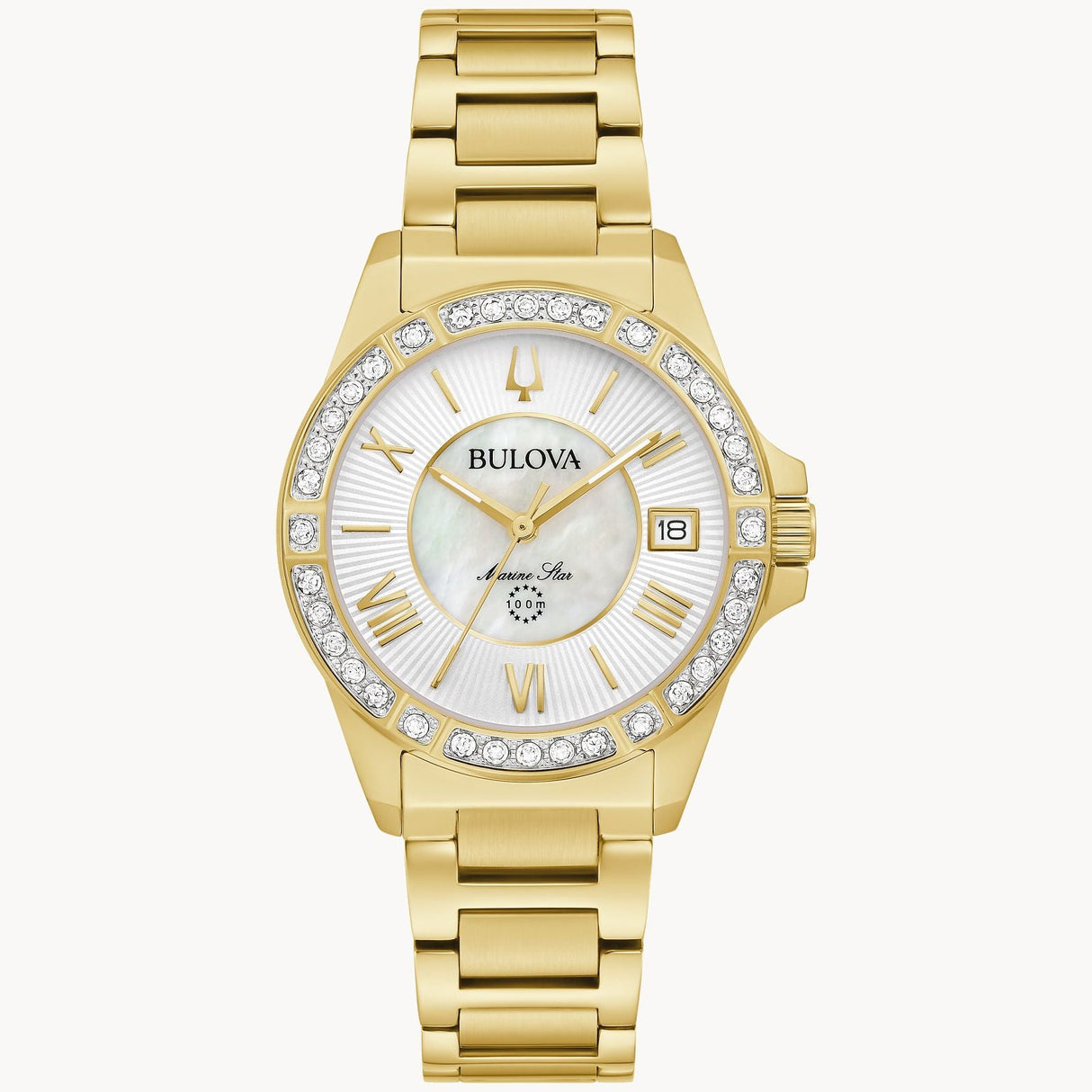 98R294 Reloj Bulova Marine Star de dama pulsera de metal
