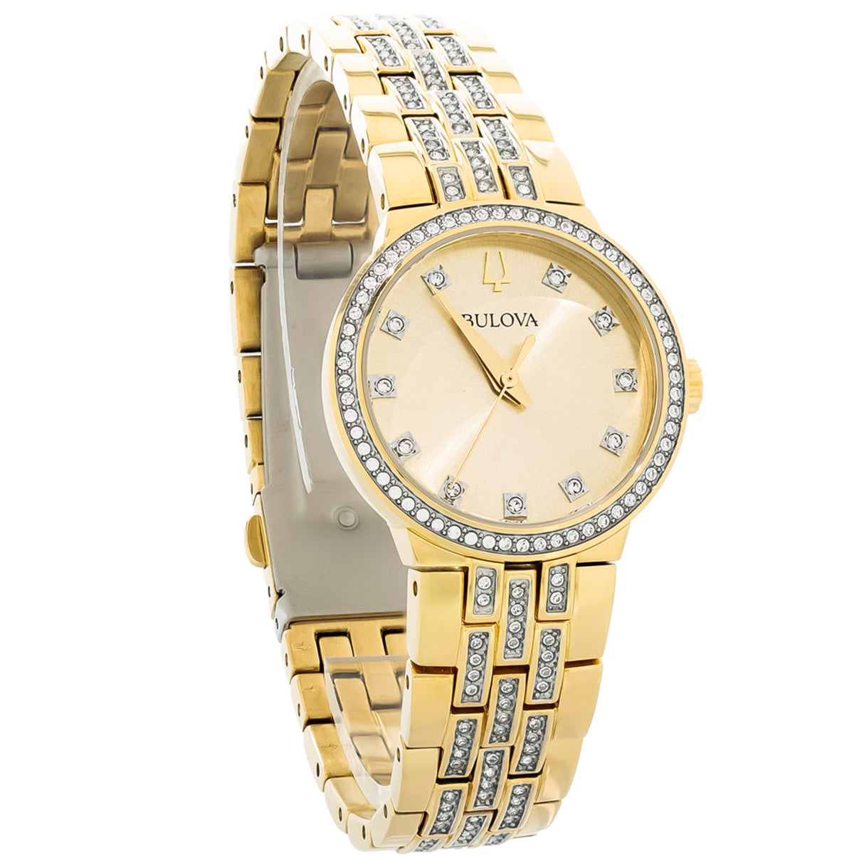 98X133 Reloj Bulova Classic de señorita pulsera de metal 28 mm