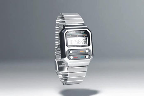 A-100WE-1A Reloj Casio Unisex, Vintage Clásico