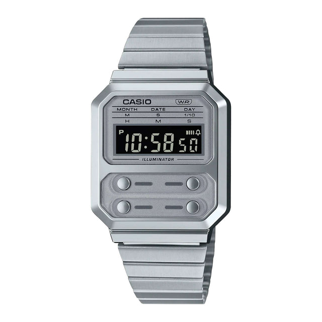 A-100WE-7B Reloj Casio Unisex, Vintage Clásico