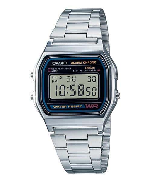 A-158WA-1 Reloj Casio Unisex, Vintage Clásico Cronómetro