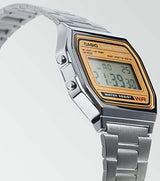 A-158WEA-9CF Reloj Casio para Hombre, Vintage Clásico Cronómetro