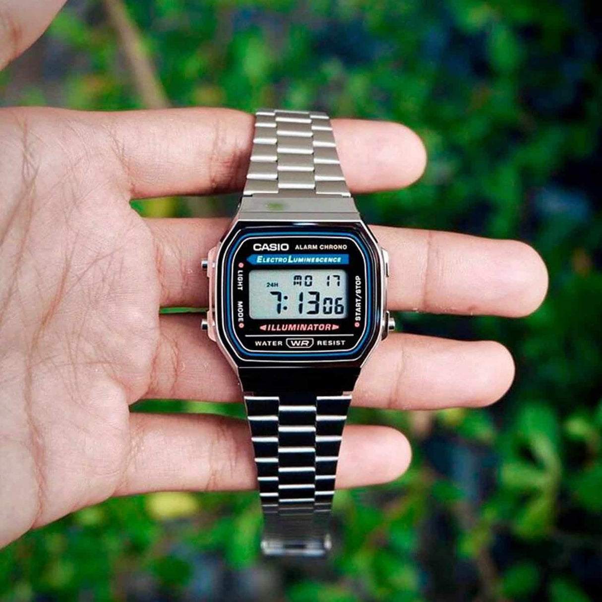 A-168WA-1 Reloj Casio Unisex, Vintage Clásico Illuminator