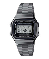 A-168WGG-1A Reloj Casio Unisex, Vintage Clásico Illuminator