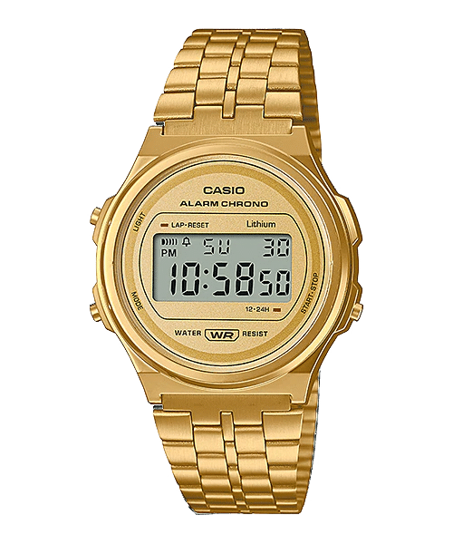 A-171WEG-9A Reloj Casio Unisex, Vintage Clásico Cronómetro